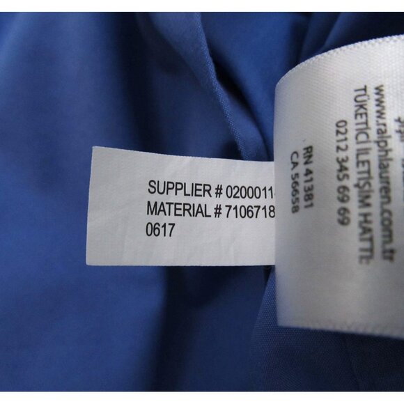 Polo Ralph Lauren Blue Poplin Shirt Men’s Large - Picture 16 of 16